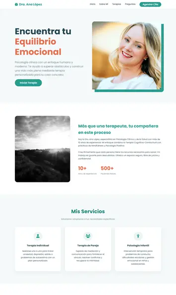 Diseño web psicólogos 8